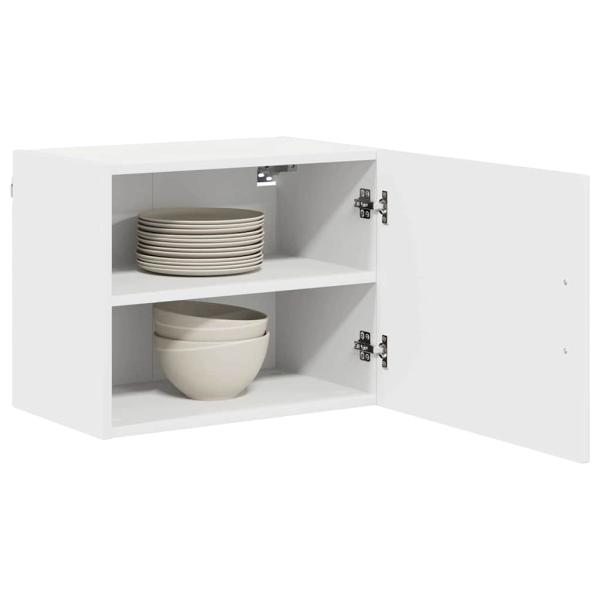 Küchenhängeschrank Hochglanz Weiß 50 x 31 x 40 cm Holzwerkstoff