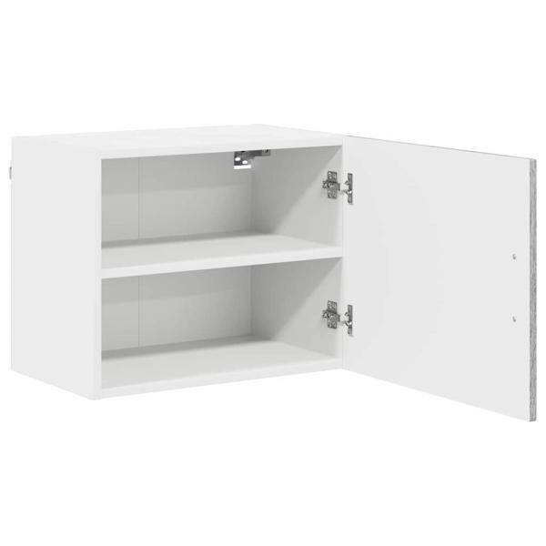 Küchenhängeschrank mit Tür 2 pcs Graues Sonoma 50 x 31 x 40 cm