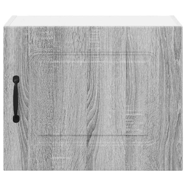 Küchenhängeschrank mit Tür 2 pcs Graues Sonoma 50 x 31 x 40 cm