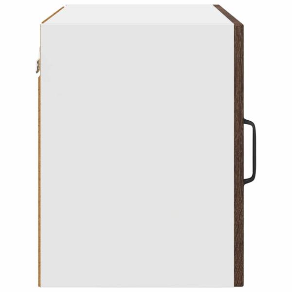 Küchenhängeschrank mit Regal Braun Eichen-Optik 50 x 31 x 40 cm
