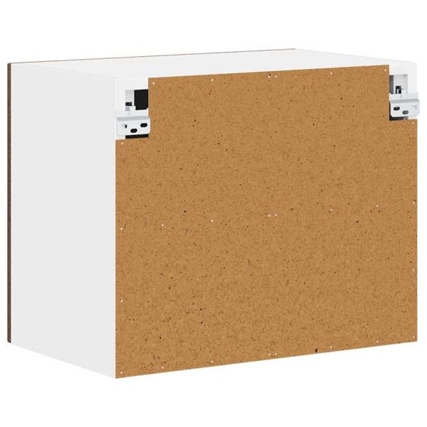 Küchenhängeschrank mit Regal Braun Eichen-Optik 50 x 31 x 40 cm