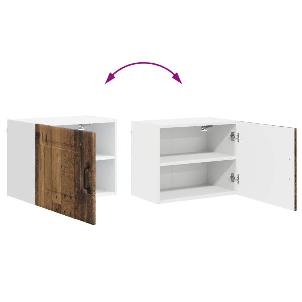 Küchenhängeschrank 2 pcs Altholz 50 x 31 x 40 cm Holzwerkstoff