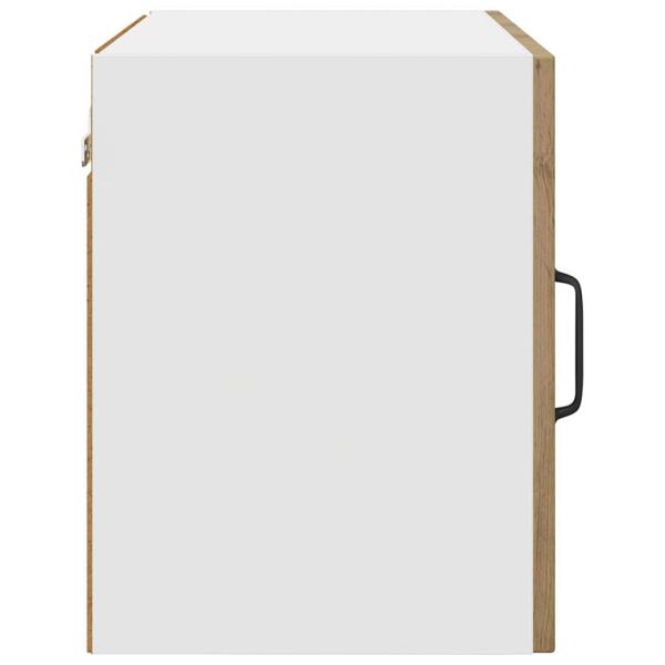 Küchenhängeschrank mit Tür 2 pcs Artisan-Eiche 50 x 31 x 40 cm