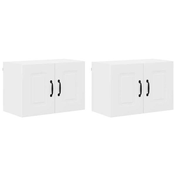 Küchenhängeschrank 2 pcs Weiß 60 x 31 x 40 cm Holzwerkstoff