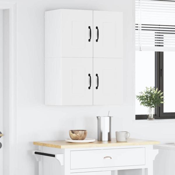Küchenhängeschrank 2 pcs Weiß 60 x 31 x 40 cm Holzwerkstoff