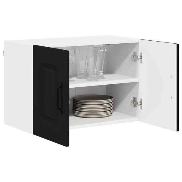 Küchenhängeschrank Schwarz 60 x 31 x 40 cm Holzwerkstoff