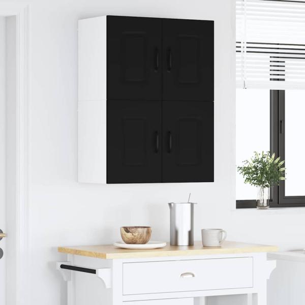 Küchenhängeschrank Schwarz 60 x 31 x 40 cm Holzwerkstoff