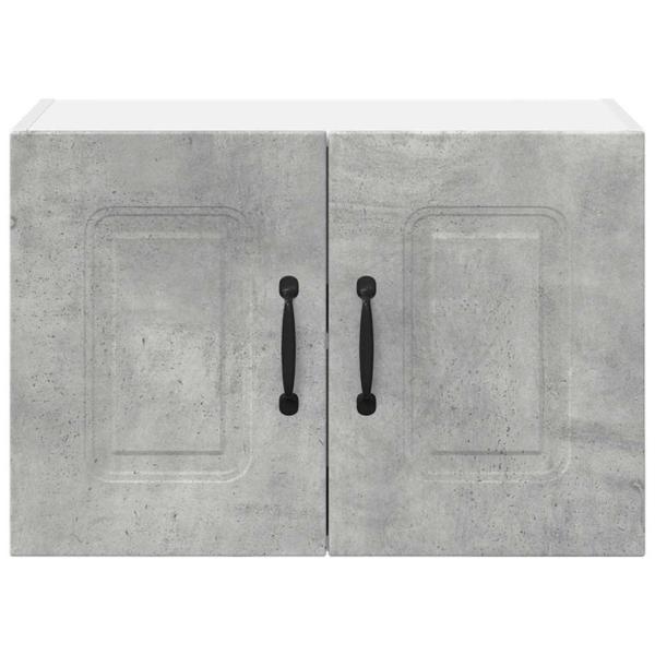 Küchenhängeschrank mit Regal 2 pcs Beton Grau 60 x 31 x 40 cm