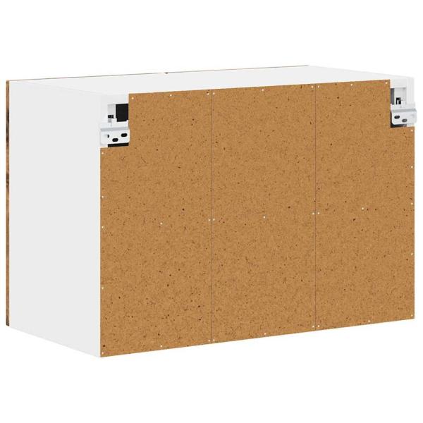 Küchenhängeschrank 2 pcs Geräucherte Eiche 60 x 31 x 40 cm
