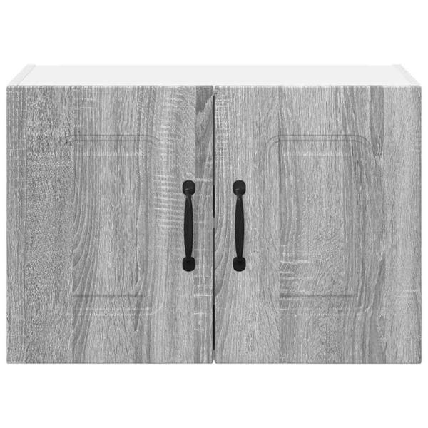 Küchenhängeschrank mit Tür 2 pcs Graues Sonoma 60 x 31 x 40 cm
