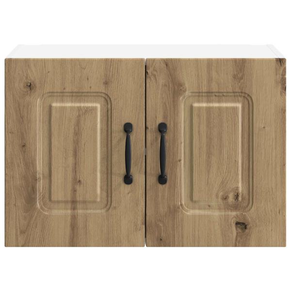 Küchenhängeschrank mit Tür 2 pcs Artisan-Eiche 60 x 31 x 40 cm