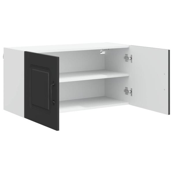 Geschirrspülerfront Kalmar Schwarz 80 x 31 x 40 cm