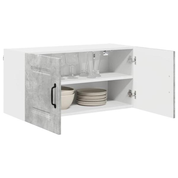 Küchenhängeschrank Beton Grau 80 x 31 x 40 cm Holzwerkstoff