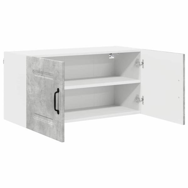 Küchenhängeschrank Beton Grau 80 x 31 x 40 cm Holzwerkstoff