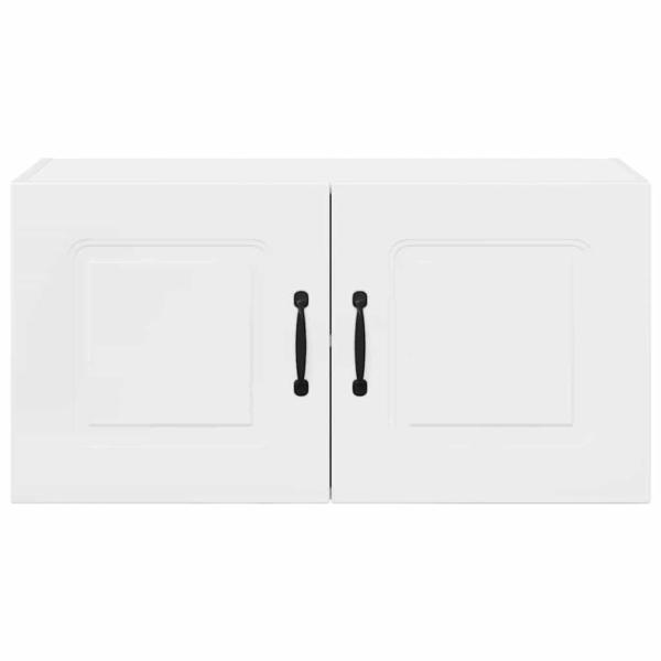 Küchenhängeschrank Hochglanz Weiß 80 x 31 x 40 cm Holzwerkstoff