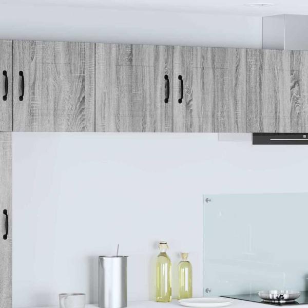 ARDEBO.de - Küchenhängeschrank Graues Sonoma 80 x 31 x 40 cm Holzwerkstoff