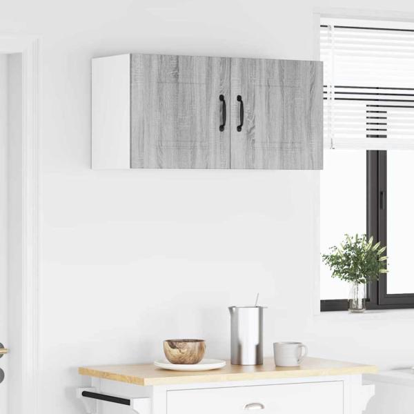 Küchenhängeschrank Graues Sonoma 80 x 31 x 40 cm Holzwerkstoff