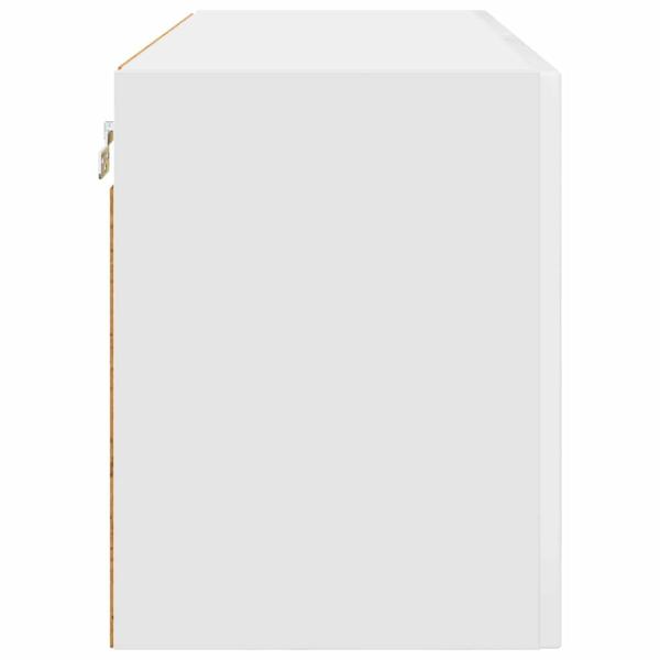 Küchenhängeschrank mit Regal Weiß 80 x 31 x 40 cm Holzwerkstoff