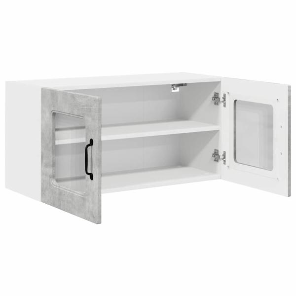 Küchenhängeschrank Beton Grau 80 x 31 x 40 cm Holzwerkstoff
