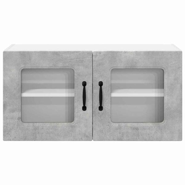 Küchenhängeschrank Beton Grau 80 x 31 x 40 cm Holzwerkstoff