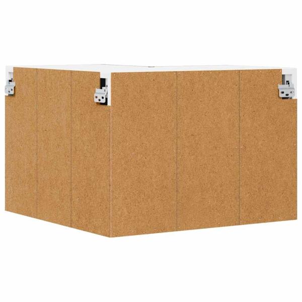 Küchenhängeschrank mit Regal Geräucherte Eiche 57 x 57 x 40 cm