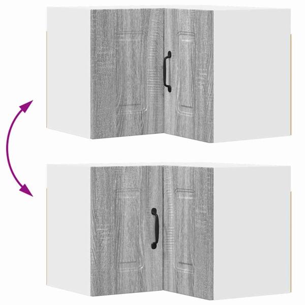Küchenhängeschrank Graues Sonoma 57 x 57 x 40 cm Holzwerkstoff