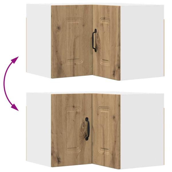 Küchenhängeschrank Artisan-Eiche 57 x 57 x 40 cm Holzwerkstoff