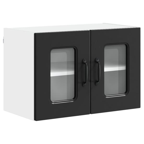 ARDEBO.de - Küchenhängeschrank Schwarz 60 x 31 x 40 cm Holzwerkstoff