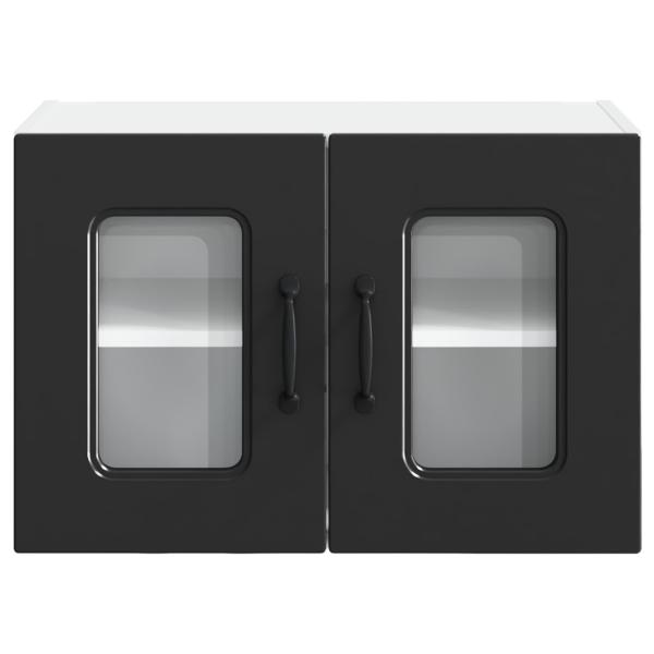 Küchenhängeschrank Schwarz 60 x 31 x 40 cm Holzwerkstoff