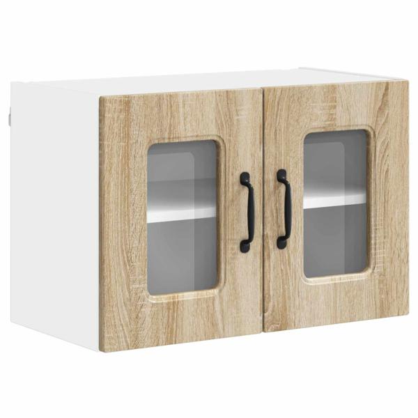 Küchenhängeschrank mit Regal 2 pcs Sonoma-Eiche 60 x 31 x 40 cm