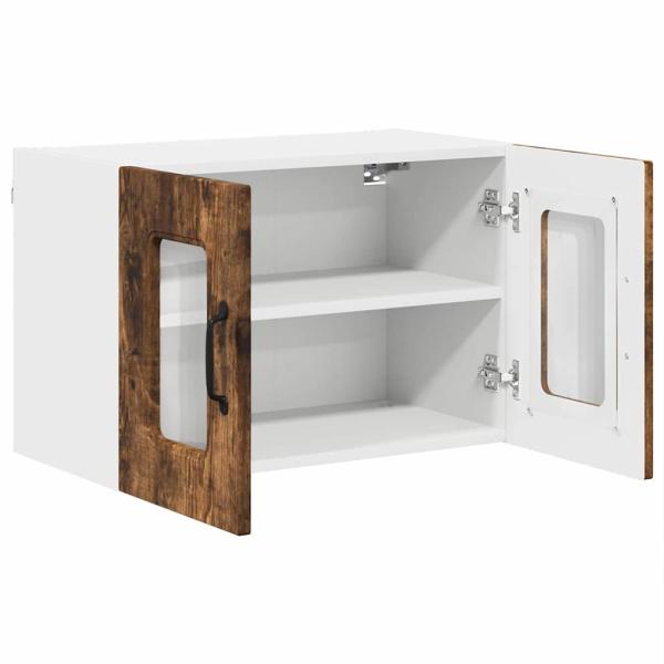 Küchenhängeschrank mit Regal Geräucherte Eiche 60 x 31 x 40 cm