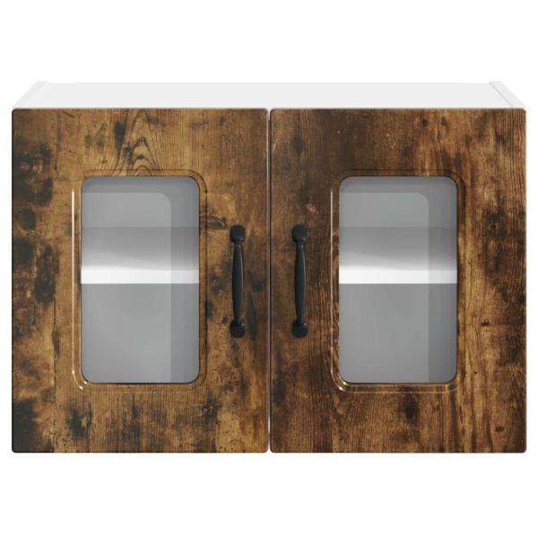 Küchenhängeschrank 2 pcs Geräucherte Eiche 60 x 31 x 40 cm