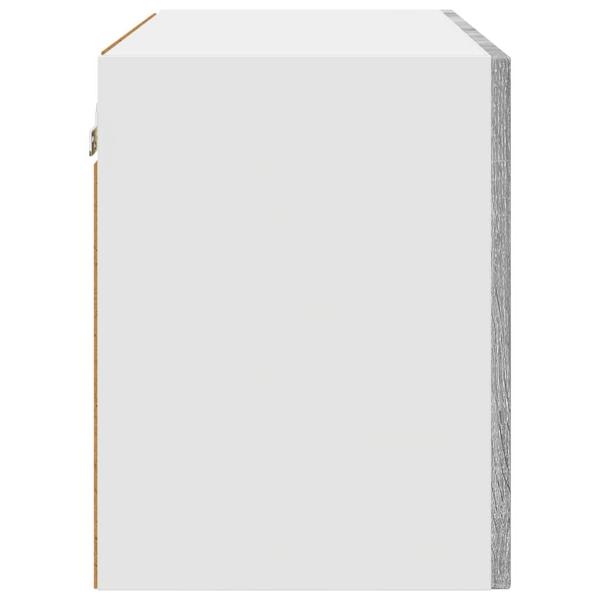 Küchenhängeschrank mit Tür 2 pcs Graues Sonoma 60 x 31 x 40 cm
