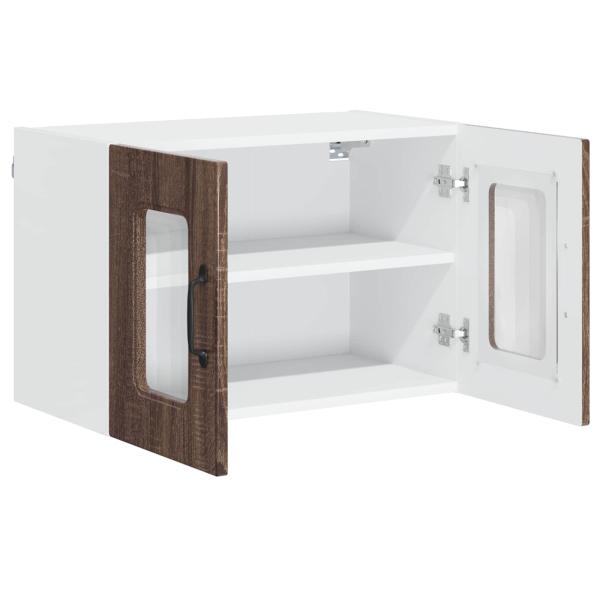 Küchenhängeschrank 2 pcs Braun Eichen-Optik 60 x 31 x 40 cm