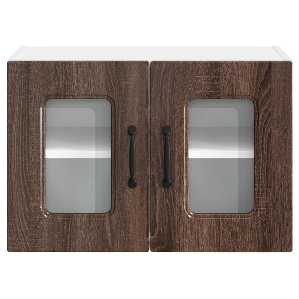 Küchenhängeschrank 2 pcs Braun Eichen-Optik 60 x 31 x 40 cm