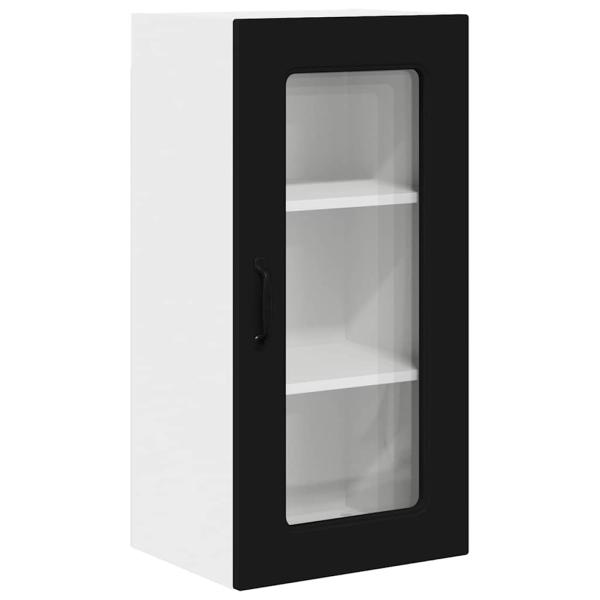 Küchenhängeschrank Schwarz 40 x 31 x 80 cm Holzwerkstoff