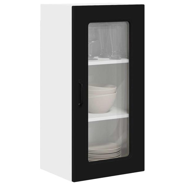 Küchenhängeschrank Schwarz 40 x 31 x 80 cm Holzwerkstoff