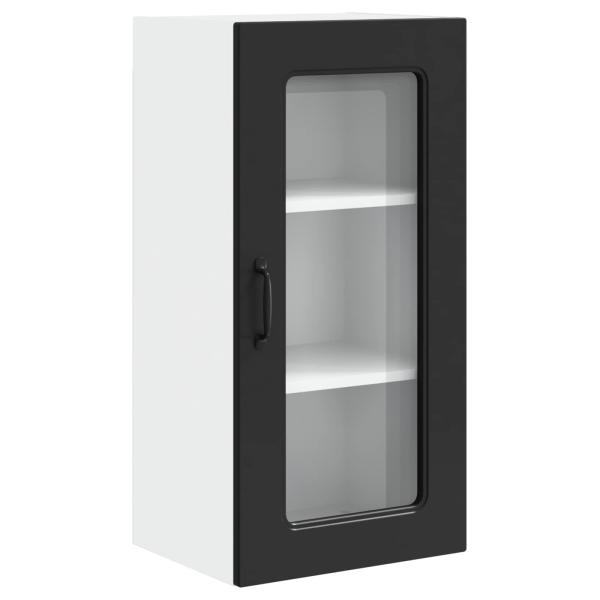 Geschirrsp?lerfront Kalmar 2 stk. Schwarz Holzwerkstoff