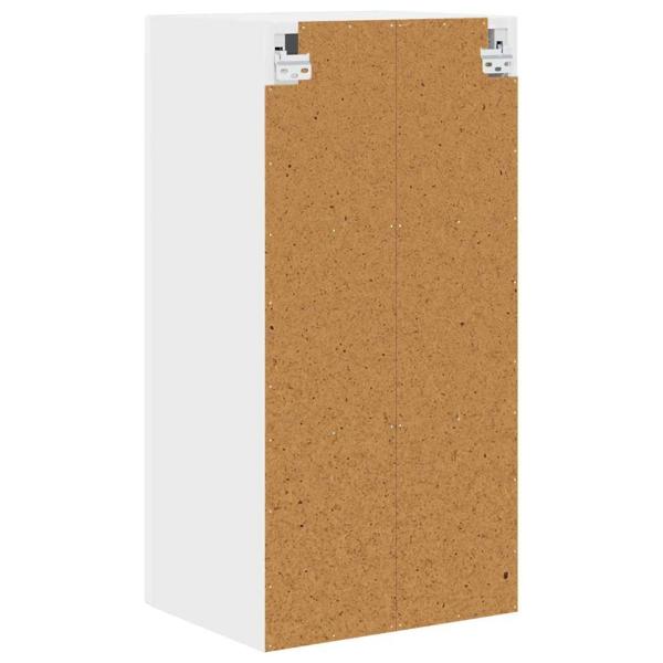 Küchenhängeschrank Hochglanz Weiß 40 x 31 x 80 cm Holzwerkstoff