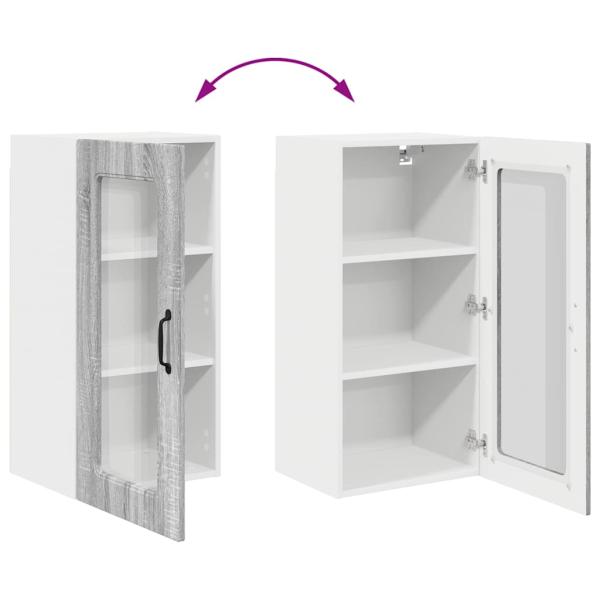Küchenhängeschrank Graues Sonoma 40 x 31 x 80 cm Holzwerkstoff