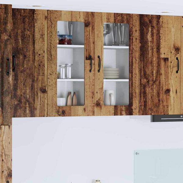 ARDEBO.de - Küchenhängeschrank Altholz 40 x 31 x 80 cm Holzwerkstoff