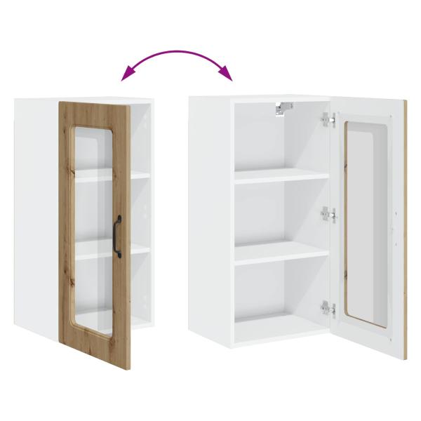 Küchenhängeschrank Artisan-Eiche 40 x 31 x 80 cm Holzwerkstoff