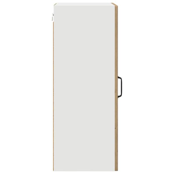 Küchenhängeschrank mit Tür 2 pcs Artisan-Eiche 40 x 31 x 80 cm