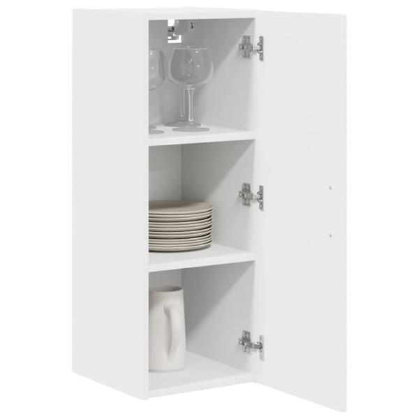 Küchenhängeschrank 2 pcs Weiß 30 x 31 x 80 cm Holzwerkstoff