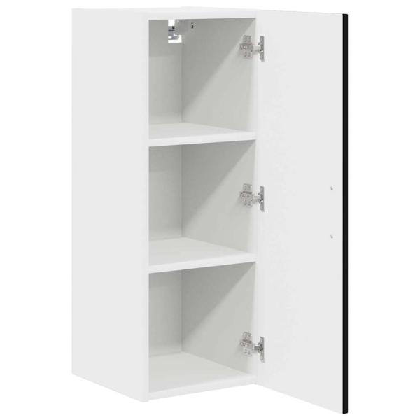 Küchenhängeschrank Schwarz 30 x 31 x 80 cm Holzwerkstoff