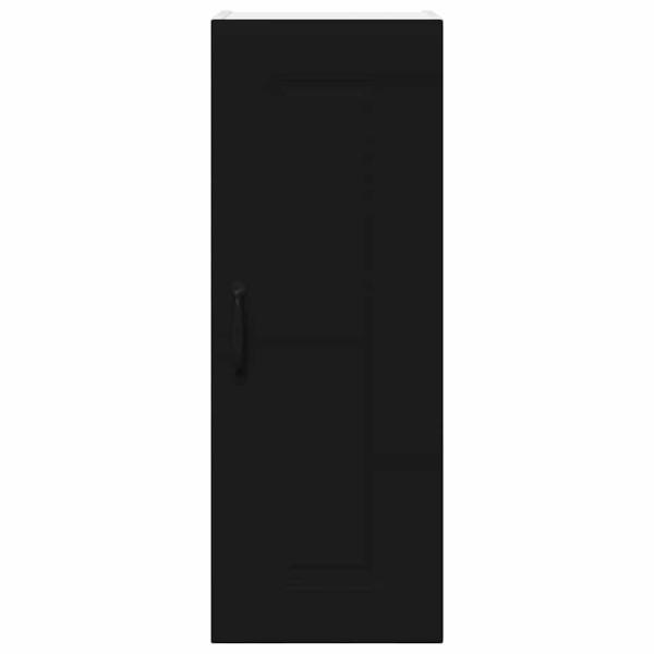 Küchenhängeschrank 2 pcs Schwarz 30 x 31 x 80 cm Holzwerkstoff