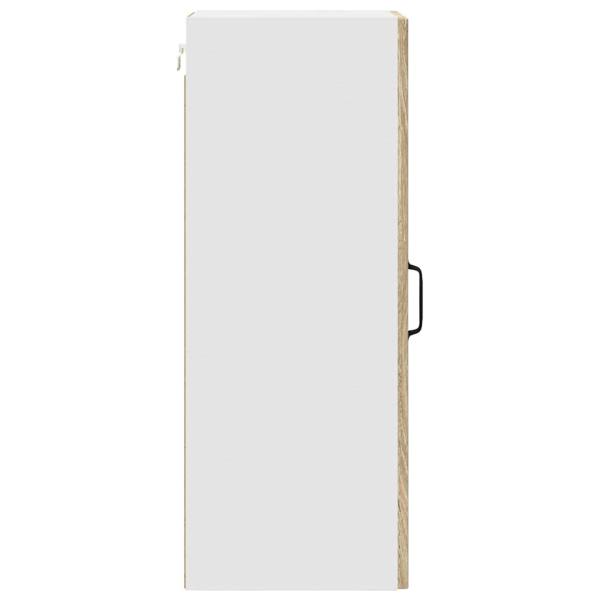 Küchenhängeschrank mit Regal 2 pcs Sonoma-Eiche 30 x 31 x 80 cm