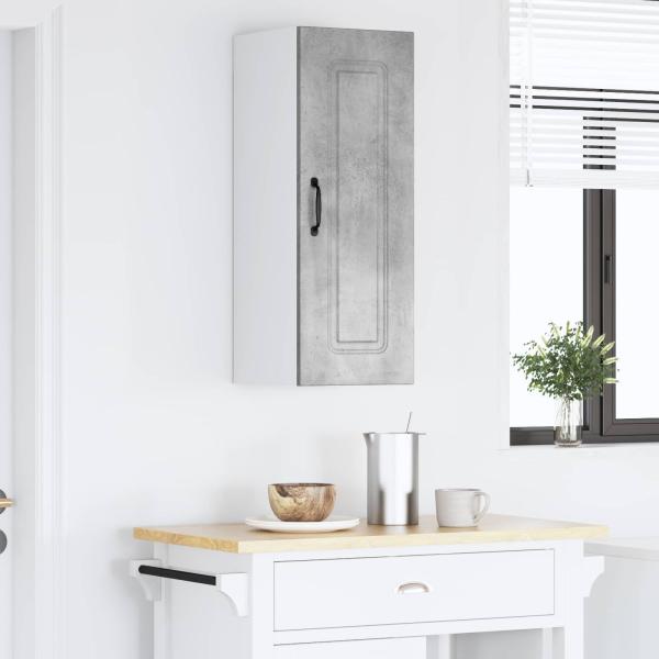 Küchenhängeschrank Beton Grau 30 x 31 x 80 cm Holzwerkstoff