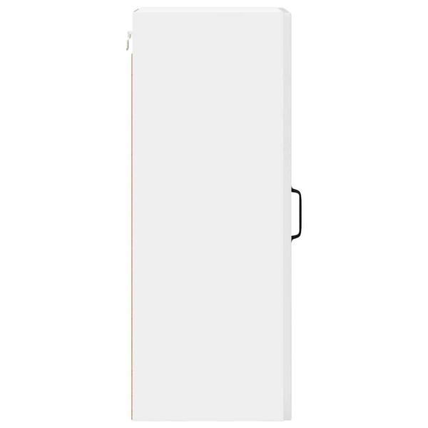 Küchenhängeschrank mit Tür 2 pcs Hochglanz Weiß 30 x 31 x 80 cm