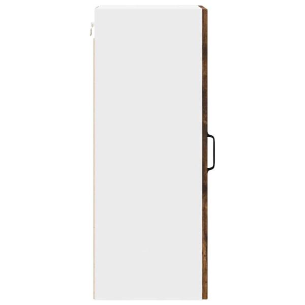 Küchenhängeschrank mit Regal Geräucherte Eiche 30 x 31 x 80 cm